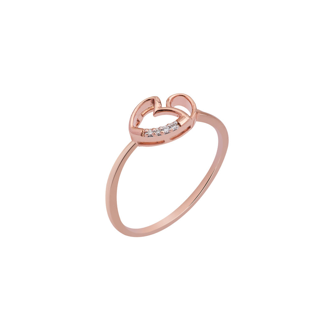 Rose Gold Diamond Ring