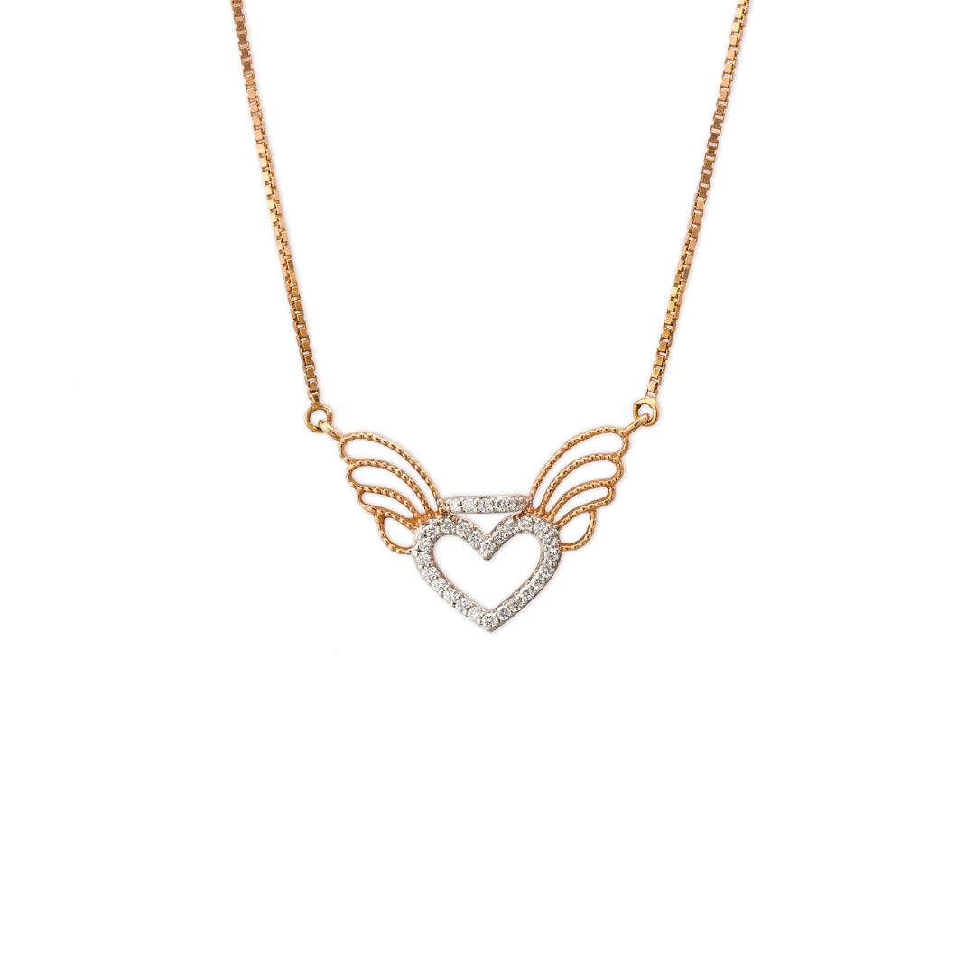 Diamond Rose Gold Necklace