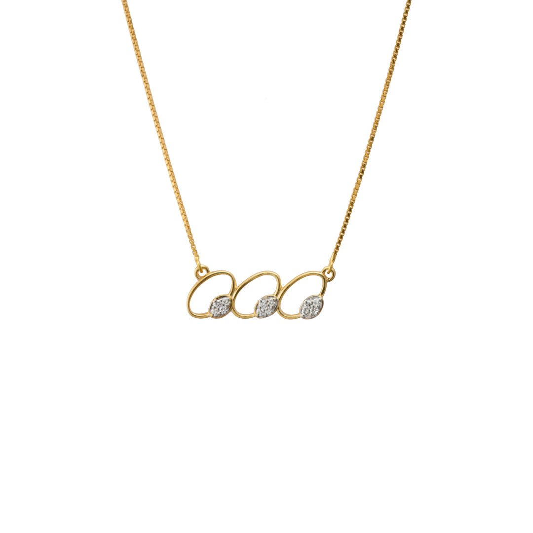 Diamond Yellow Gold Necklace