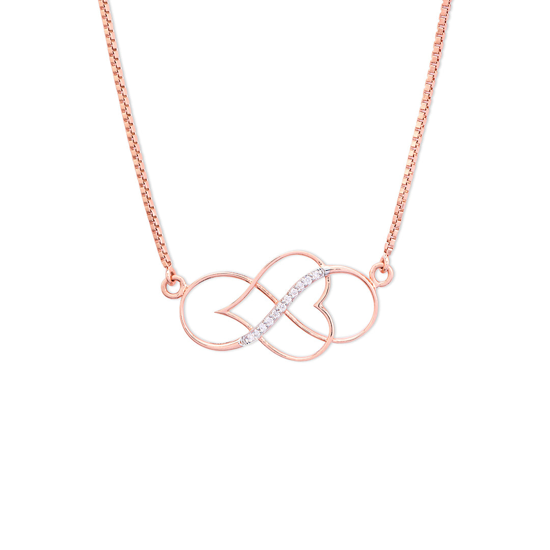 Diamond Rose Gold Necklace