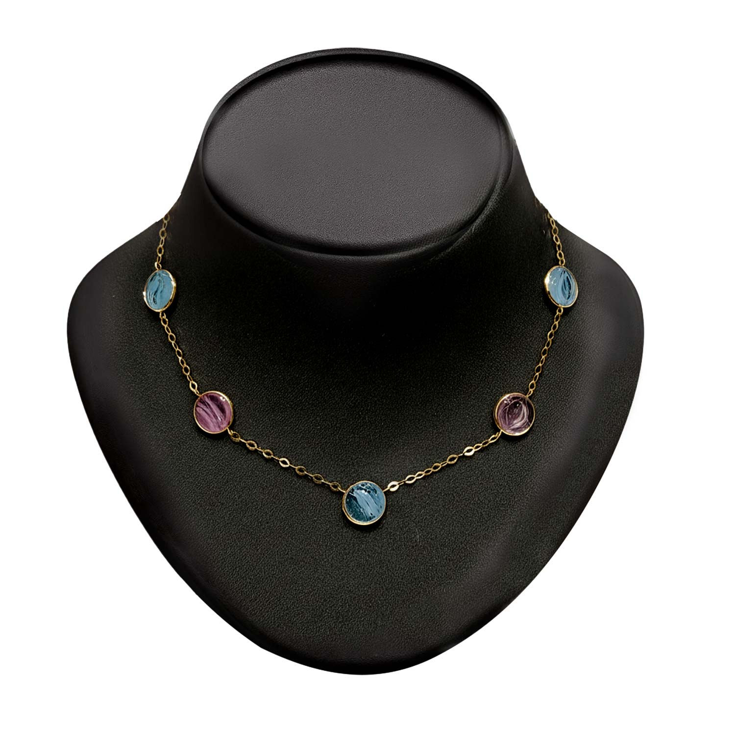 Pastel Colour Stone Necklace