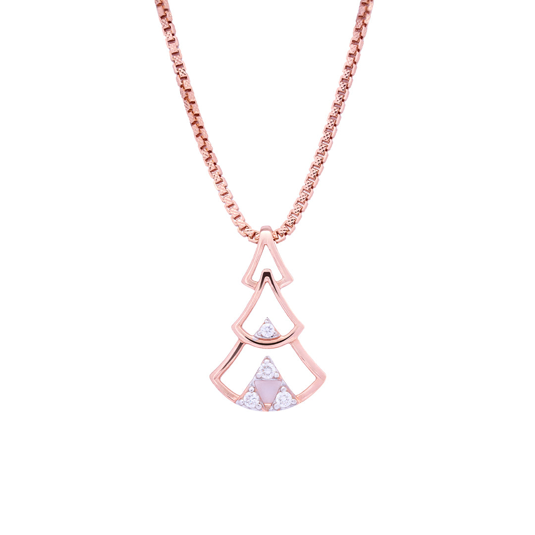 Rose Gold Diamond Pendant