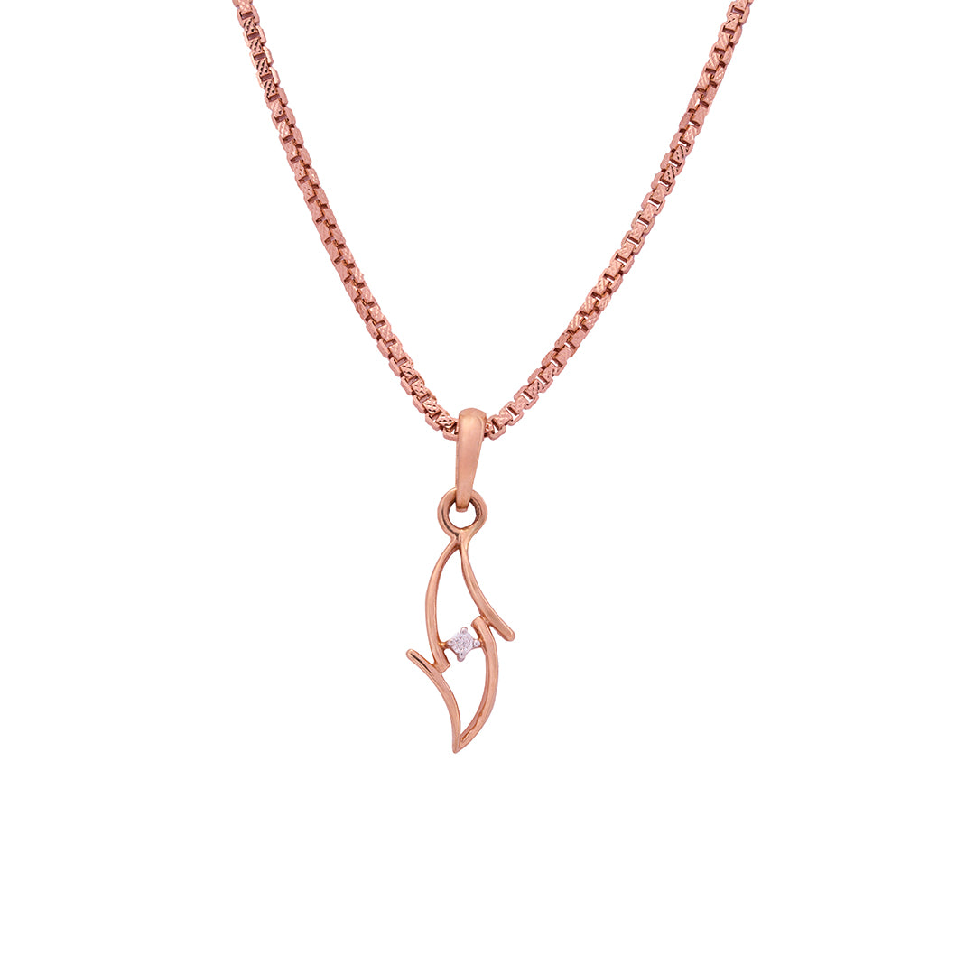 18ct Rose Gold Pendant