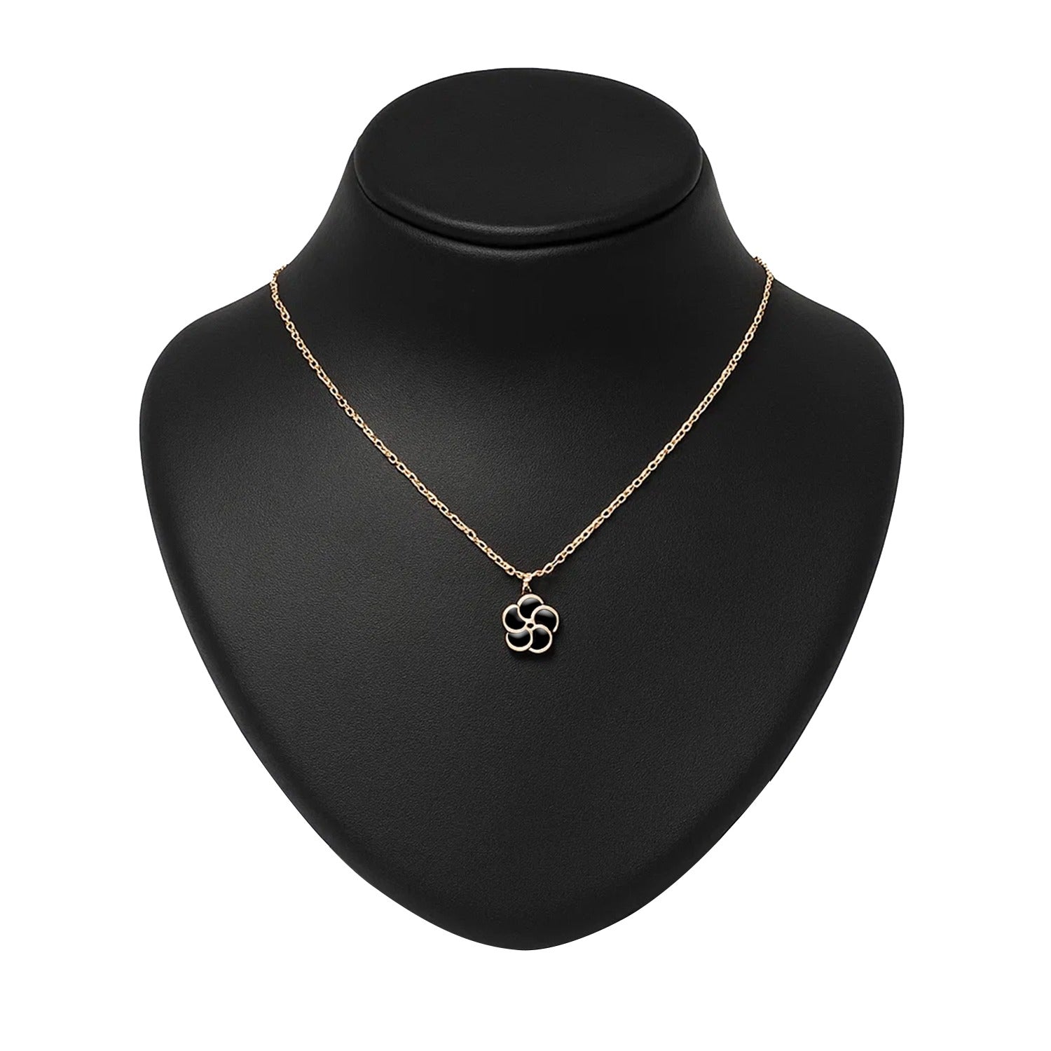 Rose Gold Floral Chain Pendant