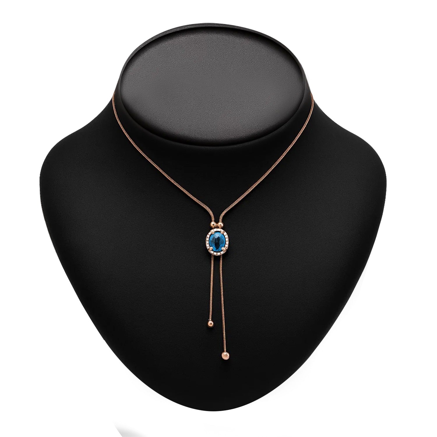 Double‑Sided Necklace with CZ Stones