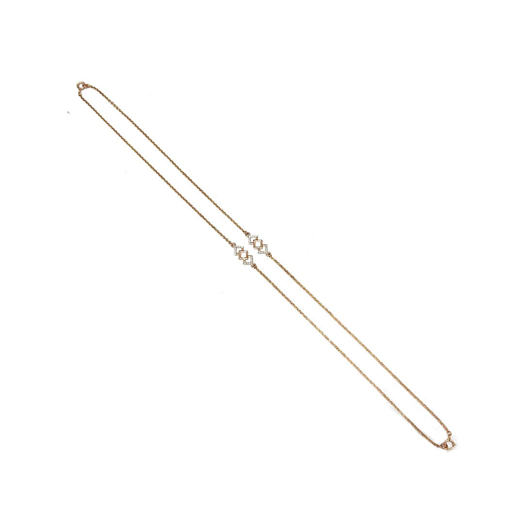 Prism Play Diamond Anklet