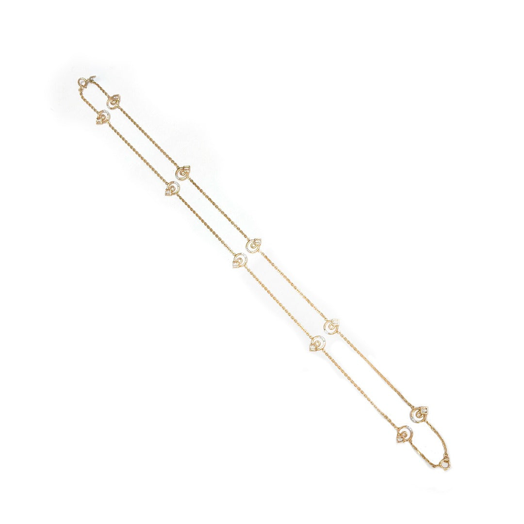 Tear Drop Dazzle Diamond Anklet