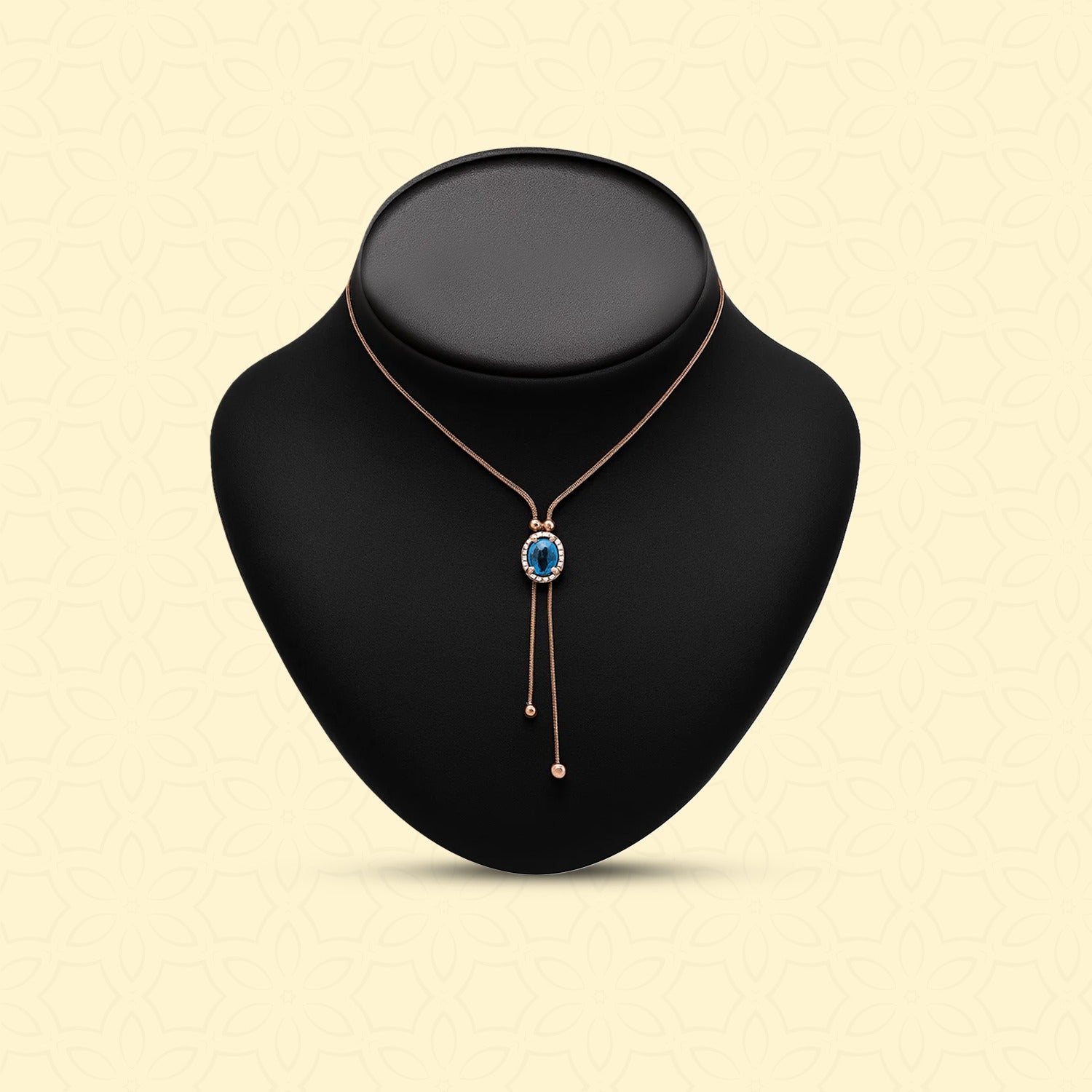 Double‑Sided Necklace with CZ Stones